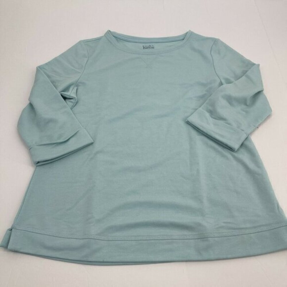Croft & Barrow Sweater Small Womens Blue Pullover Casual Ladies Knit Crew Neck